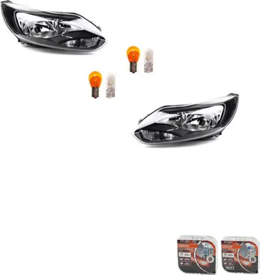 Zdjęcie produktu dla Johns, Reflektor + Osram Night Breaker Laser pasuje do Ford Focus 11 11-14 Zestaw L R 1786449 1710195 1713249 1715435 1719076 1719098 1721999 17220