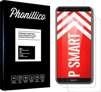 Zdjęcie produktu dla Szkło hartowane do Huawei P SMART [2 sztuki] Folia ochronna na ekran odporna na zarysowania Phonillico®