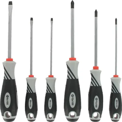 Produktbild von VAR Schraubendreher DV-71000 3,2/4/6 mm - 6-tlg. Präzisions-Schraubendreher-S....