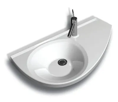 Zdjęcie produktu dla Umywalka klasyczna RAVAK Avocado marmur biały 850 x 124 x 450 mm XJ1P1100000