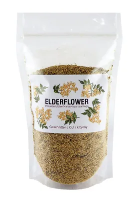 Produktbild von Holunderblüten Tee 300g - Holunderblütentee, gut gesichtet, Flos Sambuci