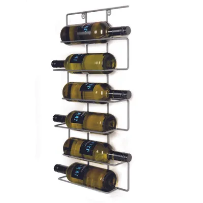 Produktbild von Wand-Weinregal WALLIS silber, Metall