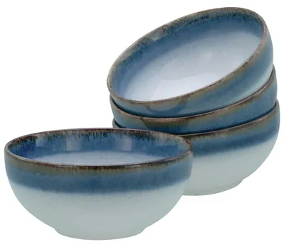 Obrázok produktu pre CreaTable, 21684, Cascade Blue, Buddha Bowl 4-dielna sada, kamenina
