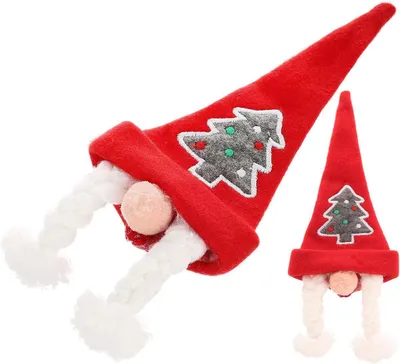 Produktbild von Weihnachtsdeko – Mrs. Claus Flaschenhülle & Besteck-/Serviettenhalter
