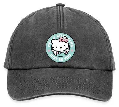 Produktbild von Spreadshirt Hello Club Kitty Just Be You Vintage Cap, One size, Vintage Schwarz