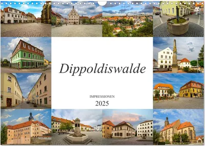 Produktbild von Dippoldiswalde Impressionen (Wandkalender 2025 DIN A3 quer), CALVENDO Monatskalender