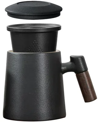 Produktbild von Solidchoice - Teebereiter aus Keramik mit Deckel und Sieb, 400 ml