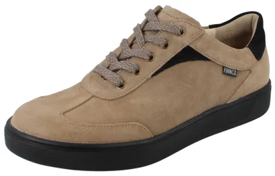 Produktbild von FINN COMFORT FINNCO Interlagos Damen Halbschuhe beige Nubukleder - Größe: UK 6,5