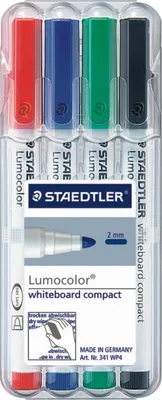 Produktbild von Whiteboardmarker Lumocolor 4-er Box Packung mit 10 Stück