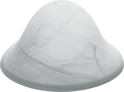 Obrázek produktu pro Skleněné stínidlo náhradní sklo alabastr Ø 170 mm velikost otvoru 30 mm patice E14