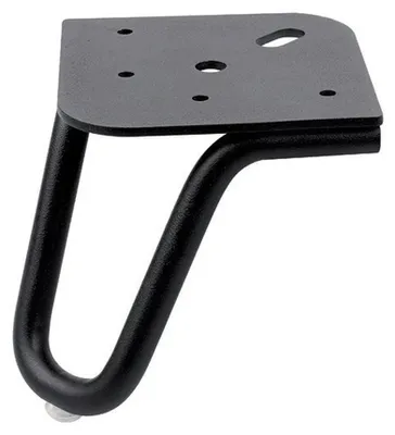 Produktbild von Aqualine Möbelbein, Höhe 103mm, schwarz matt