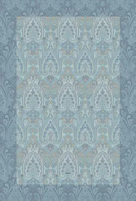 Obrázok produktu pre Bassetti bavlnený pléd ISOLABELLA farba AZZURRO C1 veľkosť 155x220