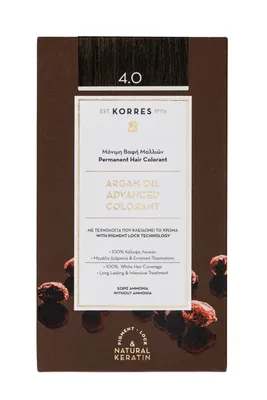 Zdjęcie produktu dla Korres Argan Oil Advanced Colorant, Brązowy, Brown, Unisex, 50 ml, 75 ml, Do wszystkich włosów