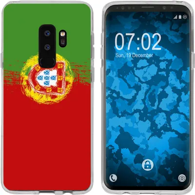 Produktbild von PhoneNatic Case kompatibel mit Samsung Galaxy S9 Silikon-Hülle WM Portugal M8