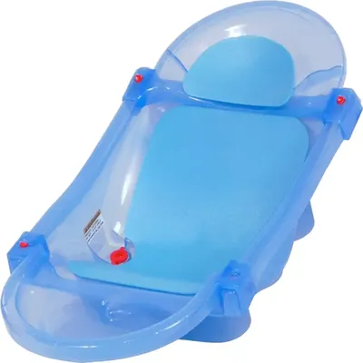 Produktbild von Zekiwa Platzsparende Babybadewanne Faltbar für Zuhause, Reisen, Camping und Urlaubr "Blue"