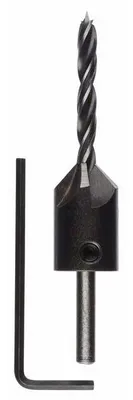 Image de Mèche hélicoïdale avec fraise à lamer diamètre 5mm longueur 85mm - BOSCH - 2608596392