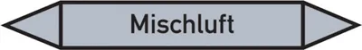 Produktbild von Dreifke® Rohrleitungsetikett mischluft | Folie selbstklebend | 187x26 mm, 1 Stk