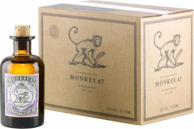 Immagine prodotto di Monkey 47 Schwarzwald Dry Gin 47% vol. 0,05 l