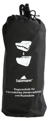 Produktbild von Salzmann Regenschutz  Schwarz ( Hinten ) 3M Reflektierend wasserdichte Korbabdeckung Schwarz