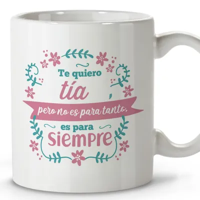 Keramiktasse Tante-Motiv 330 ml spülmaschinenfest