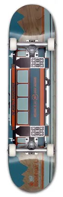 Produktbild von MOB Skateboard Ridgeway 8.0 Complete - Komplettboard 31.875 x 8 Zoll - fertig montiert - Anfänger und Profi Skateboard - Wagon mit Bergen