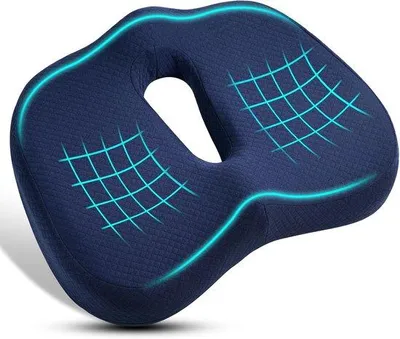 Obrázok produktu pre Ibenzoa® Ergonomická sedacia podložka z peny – sedacia podložka, ktorá odľahčuje tlak a zlepšuje držanie tela, vodeodolná a ľahko sa čistí, vhodná do auta, kancelárie a na invalidný vozík