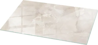 Produktbild von Marmorstrukturmuster– Küchenarbeitsplatte – Glasplatte Küche – Glasarbeitsplatte – Küchenplatte Glas – Arbeitsfläche Glas – Pflegeleicht – 140x70 cm