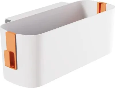 Obrázok produktu pre Organizér na posteľ na zavesenie Robustný úložný kôš na posteľ na zavesenie Úložný vak na posteľ Úložný vak na posteľ, oranžový