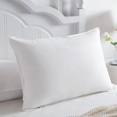 Image de Coussin en duvet 40x80 cm - Garnissage naturel en duvet et plumes