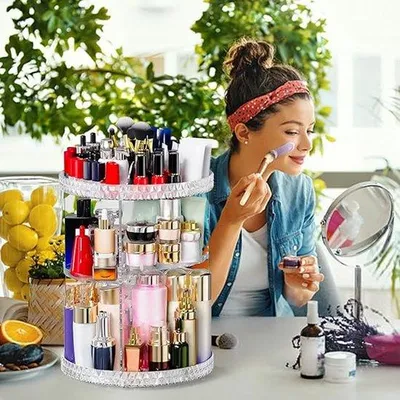 Produktbild von Famanu Beauty Organizer 360° drehbar - für Schlafzimmer und Badezimmer