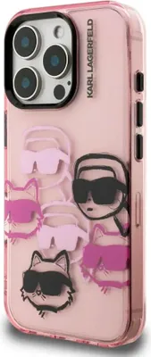Immagine prodotto di KARL LAGERFELD CASO ROSA PER IPHONE 16 PRO, Caso Elegante, alla moda