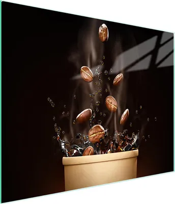 Produktbild von Glasschneidebrett 52x30 Kaffee