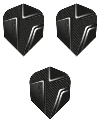 Produktbild von Harrows - Dart Flights 3er-Pack PP6373 (Einheitsgröße) (Grau/Schwarz)