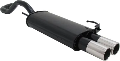 Immagine prodotto di Marmitta sportiva Novus 2x 76 rotonda per VW Polo 4 6N 6N2