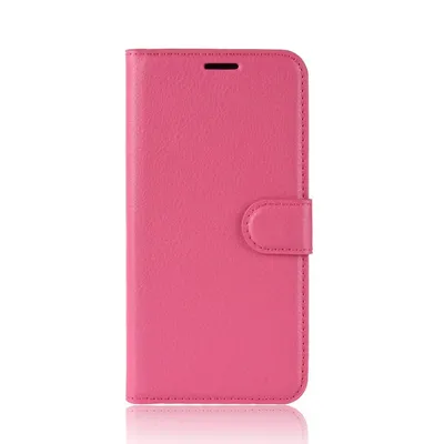 A pink flip phone case shown from the front.