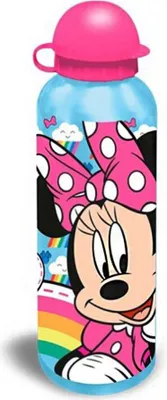 Zdjęcie produktu dla Butelka aluminiowa Disney Minnie Rainbow 500 ml