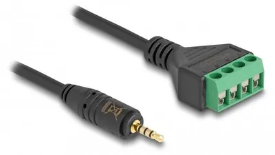 Image de DELOCK Kabel Klinkenst. 2,5mm 4Pin >Terminalblock Adap. 20cm