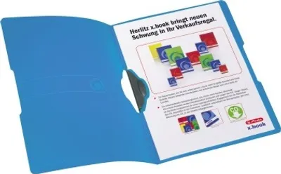 Zdjęcie produktu dla Herlitz 11206455, Niebieski, Polipropylen (PP), 30 ark., A4, 1 szt.
