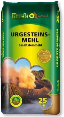 Produktbild von Hack Urgesteinsmehl Bodenverbesserer 25 kg – Reich an Kieselsäure für kräftige Pflanzen
