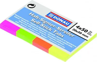 Obrázek produktu pro Samolepicí kartičky 4 barvy 20x50 mm