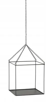 Produktbild von Boltze Blumenständer Käfig Metall Schwarz 30 cm