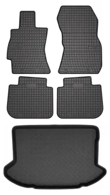 Immagine prodotto di Tappetini gomma SolidPRO + bagagliaio per Subaru Impreza III GH 2007-2013
