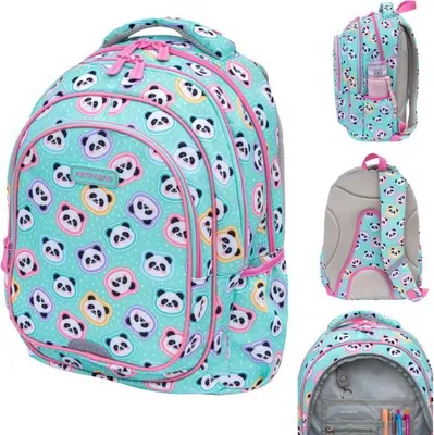 Immagine prodotto di Zaino scuola AstraBAG MINTY PANDAS, AB300, 502025011