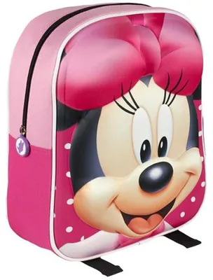 Immagine prodotto di Zaino 3D Minnie Mouse Rosa, 31 x 25 x 10 cm