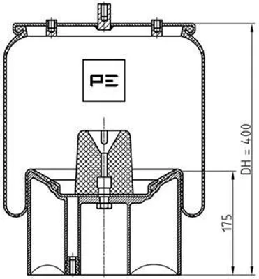 Produktbild von PETERS ENNEPETAL Luftfederbalg 084.268-71A 6,684kg