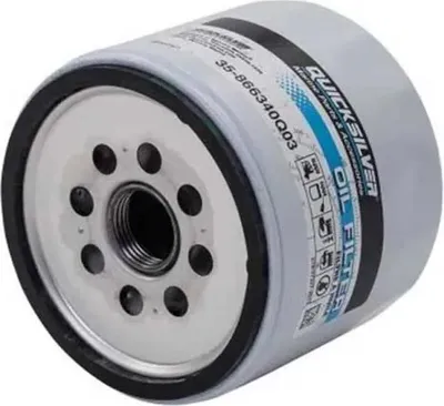 Produktbild von Quicksilver Mercruiser 866340q03 Ölfilter Silber  Silber One Size