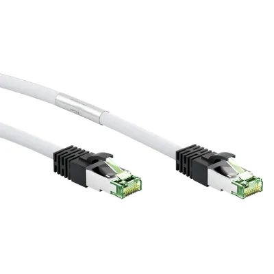 Immagine prodotto di goobay Cavo patch CAT 8.1 S/FTP PiMF con guaina senza alogeni AWG 24 bianco 0,25 m