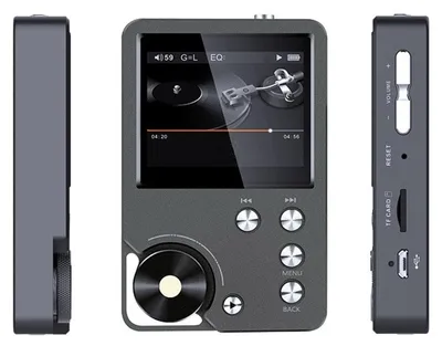 Obrázok produktu pre HiFi MP3 prehrávač, 64 GB, podpora formátov DSD128 a FLAC, vysoká kvalita zvuku