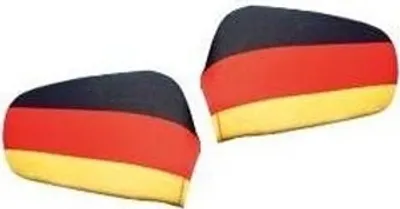 Produktbild von 2er Set Außenspiegelfahne, Deutschlandflagge für's Auto