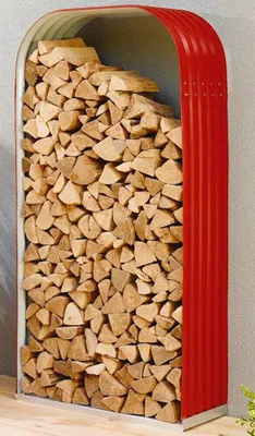 Produktbild von Kaminholzregal Ardor 401, hoch, rubin